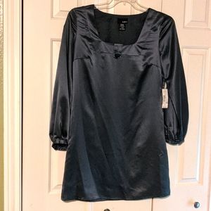 New Mixit medium gray satiny mini dress or tunic